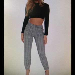 Honeybum Freestyle plaid pants size s
